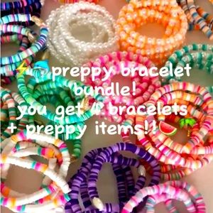 🩷⚡️preppy bracelet bundle!🌴⚡️
